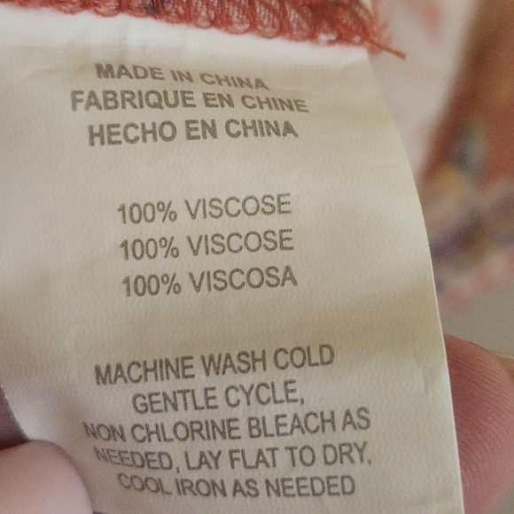 O'Neill Red Kai Floral Print Midi Dress Small NWT (5952) - Picture 8 of 8